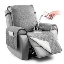 Grey Waterproof Armchair Cover
