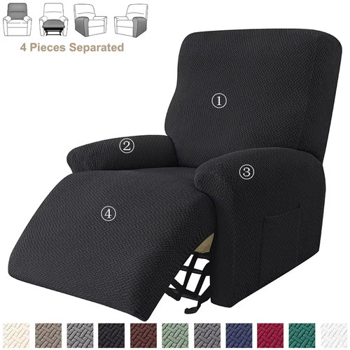 Jacquard stretch recliner sofa - stretch,