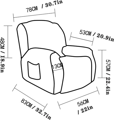 Recliner chair covers - covers, for