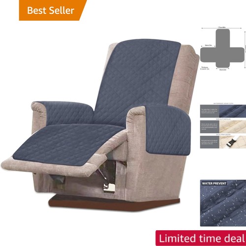Grey waterproof armchair cover - grey,