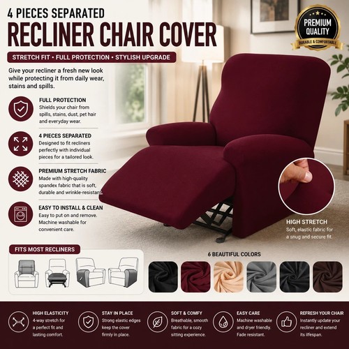 4pcs stretch recliner - 4pcs,
