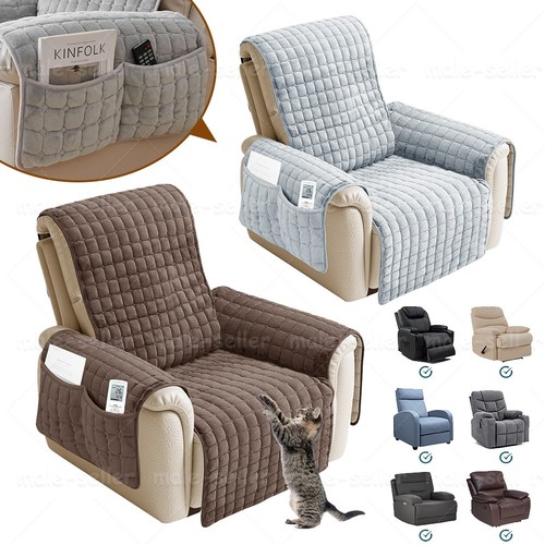 Plush non slip recliner sofa - plush,