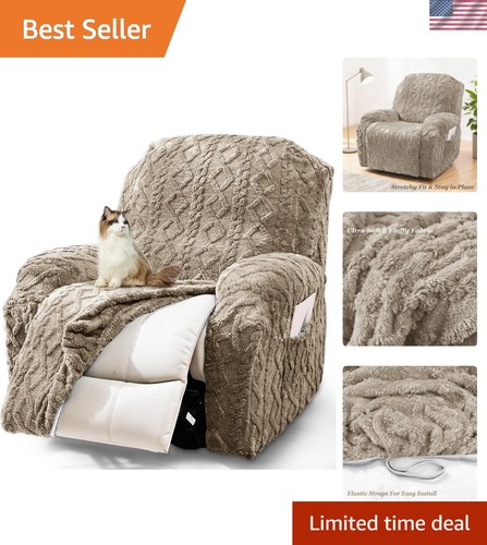 Recliner chair covers pieces - recliner, 4-pieces